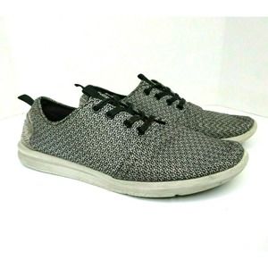 TOMS Viaje Black & Gray Mesh Sneakers - Men's Size 9 Shoes